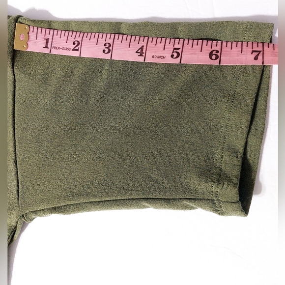 Solid Green Lularoe Irma Size Large - Picture 3 of 7